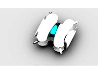 teal sport drone by Defauld