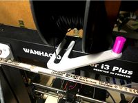 Filamentführung / Filament Guide Wanhao i3 plus by HPBaltes
