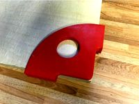 Router templates for corner radius (metric, R5 – R50) by sagdusmir