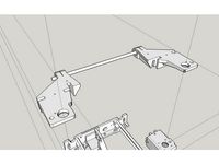 Anet A6 Z axis top plate M8 reinforced by qrisonline