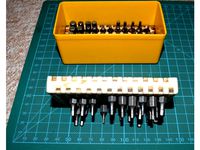 laser cut bit holder allit box 4 x 11 plywood by Chrisby42