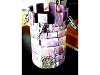 dragon tower pen & pencil holder by AlienBard