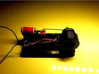 Tiny solenoid engine by Poroshenko