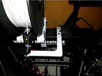 Filament Guide Top Spooler Holder reverse Wanhao i3 Duplicator v2.1 by masterblume