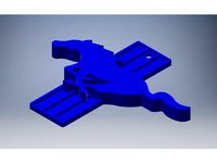 Ford Mustang Logo Keychain by Modern_DaVinci