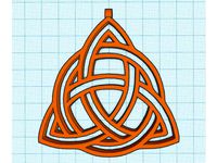 Triquetra Celtic Knot Pendant by retroviral