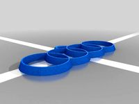 Audi Emblem Keychain by BostonBowser