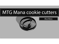 MTG Mana Cookies (Blue) by SpeedyEyeBall