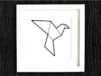 Customizable Origami Dove / Pigeon by mightynozzle