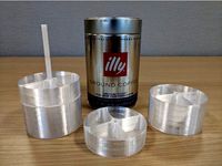Stackable Containers for Illy Coffee Cans by grajohnt