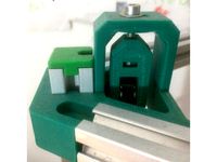 delta (kossel mini) vertex for 2020 extrusion with motor shaft support and tensioner by hackele