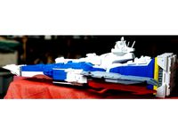 Snap Fit Macross/Robotech SDF-1 in Ship Mode by gwizdavid