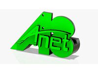 Anet A8 - X-Axis antivibration Logo T-Corner by Kev734
