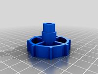Makerbot build plate leveling knob by doitprojects