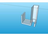 Desktop Female Usb extention holder by Chanu