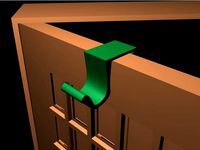 Door Frame Hanger/ Hook [gnamp] by gnamp