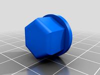 rollerskate axle nut by Opensk8