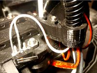 Tevo Tarantula wire management arm for X carriage by Gophergames