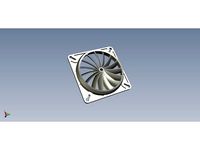 Flow alignment for fan 80 x 80 mm by cepera3000