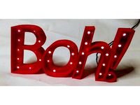 boh luminous writing by Robine