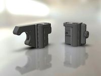 X Axis motor mount for new 2017 Anet A8 by madizmo
