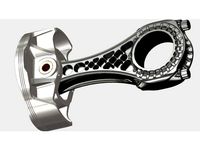 Piston and Conrod on artistic support by sonyad