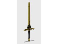 Fire Emblem Echoes Alm's Royal Sword by cjimenezber