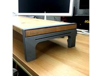 Monitor stand (Using IKEA shelf) by SungiKim