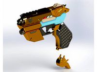 Officer D.va Light gun by fergal_kelly