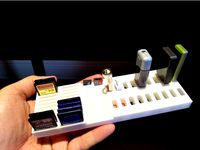 IKEA ALEX Box USB, CF, microsd holder (3x1 size) by Jason3030