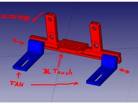 Sparkcube Filament Fan Holder Rail  by 2Mars