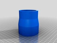 Vacuum hose adapter, 2 1/4"ID to 3"OD by Liortdo