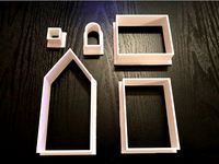 Gingerbread House Cookie Cutter  Tall by ItalicSix