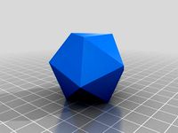 Icosahedron - Onshape FeatureScript by Burt360