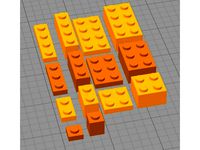 LEGO basic Bricks (1x1-4 and 2x2-4, small and large) by educa_thor