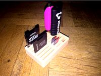 Multi-Format Desk SdCard Holder by LaurentRueil