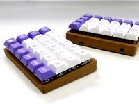 Let's Split Keyboard angled case by tsukaworks