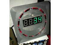 Rotation LED Clock Enclosure by gregware