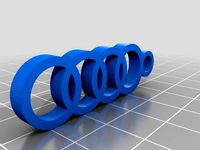 Audi Logo Keychain by drotron