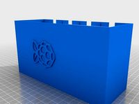 Raspberry Pi Rack with Logo by mbh16