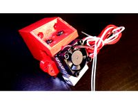 Chimera / Cyclops Prusa i3 mount PTFE version by marekl123