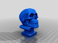 Celtic Skull on a pedestal by Willir42