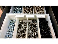 Customizable Label Clip for Small Parts Tray by Emotiva