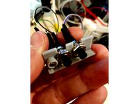 Customizable Button and led holder for Mini NES Pi 3 Case by jeff38100