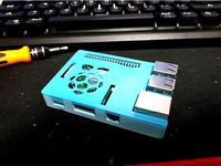 Raspberry Pi Thincase with screw & friendly with abs (model B+ / 2 / 3) by soundg00d
