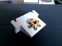 VORON - 2020 Rail Bed Frame Dold Lead Screw Nut Bracket by 3d-workshop