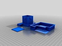 6mm - Modular  SimCity Buildings (Police Station, Fire Hall, Court House)  by gametree3d