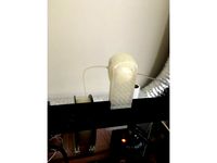 Prusa i3 MK2/S PTFE Ball Filament Guide ClipOn by tangoo
