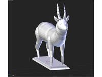 A Standing Gazelle by 100nir100