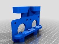 Dual extruder bracket for creality CR-10 by wbarber69